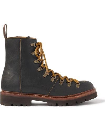 Grenson Brady Leather Boots - Black