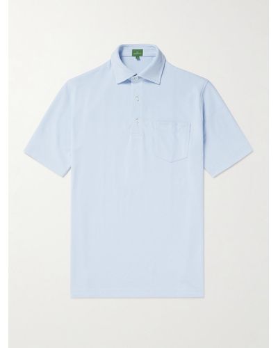 Sid Mashburn Cotton-piqué Polo Shirt - Blue