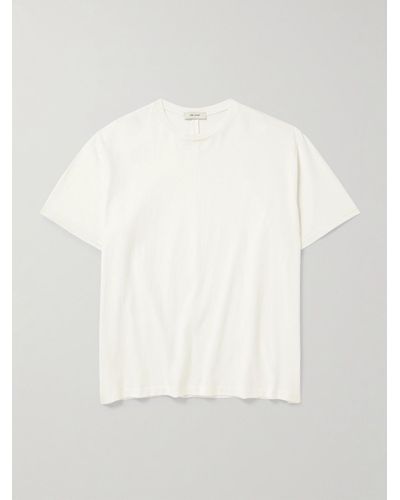 SSAM T-Shirt aus Biobaumwoll-Jersey - Weiß