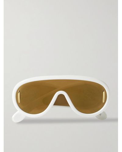 Loewe Paula's Ibiza Sonnenbrille Wave Mask - Weiß
