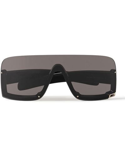 Gucci D-frame Acetate Sunglasses - Gray