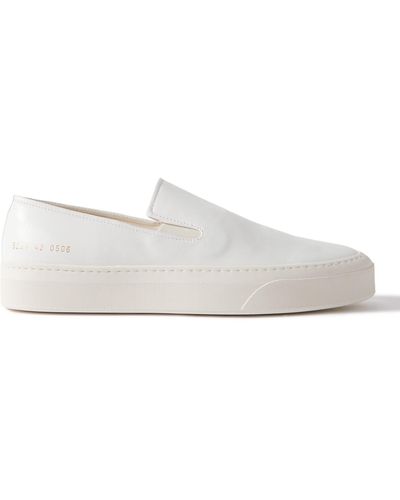 Common Projects Leather Slip-on Sneakers - White