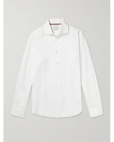 Paul Smith Camicia in lino - Bianco