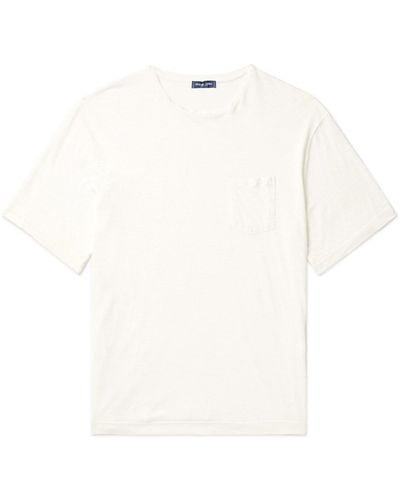 Frescobol Carioca Carmo Linen T-shirt - White