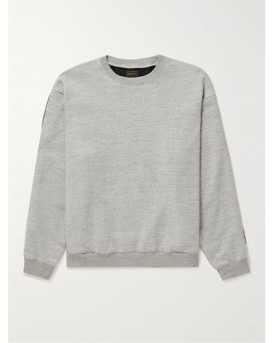 Kapital Patchwork Cotton-jersey Sweatshirt - Grey