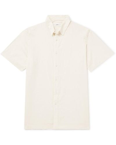 Onia Linen-blend Shirt - White