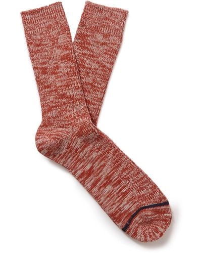 Nudie Jeans Knitted Socks - Red