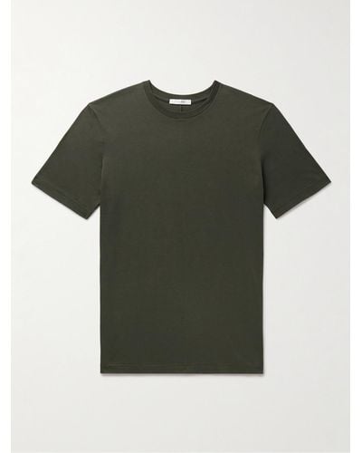 The Row Luke Cotton-jersey T-shirt - Green