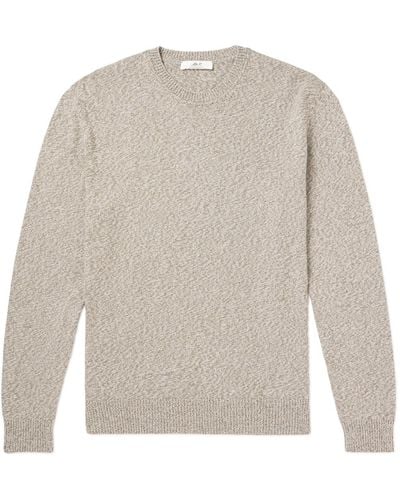 MR P. Cotton Sweater - White