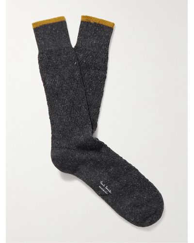 Paul Smith Edward Cotton-blend Socks - Black