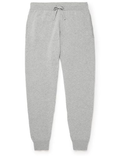 MR P. Tapered Cashmere Sweatpants - Gray