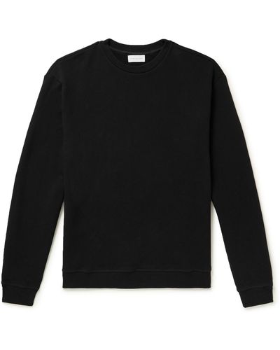 John Elliott Oversized Cotton-jersey Sweatshirt - Black