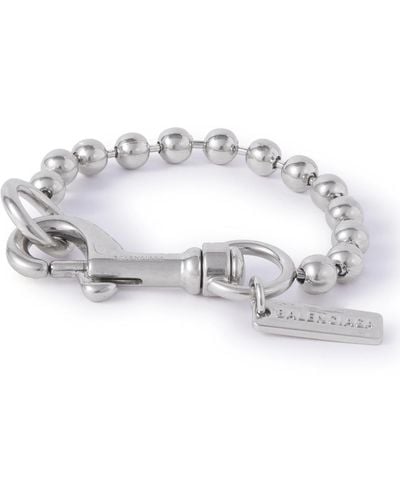 Balenciaga Skate Silver-tone Bracelet - Metallic