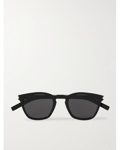 Saint Laurent D-frame Acetate Sunglasses - Black