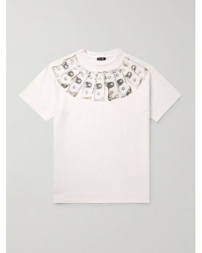 SAINT Mxxxxxx A Future To Last Forever T-Shirt aus Baumwoll-Jersey mit Print - Natur