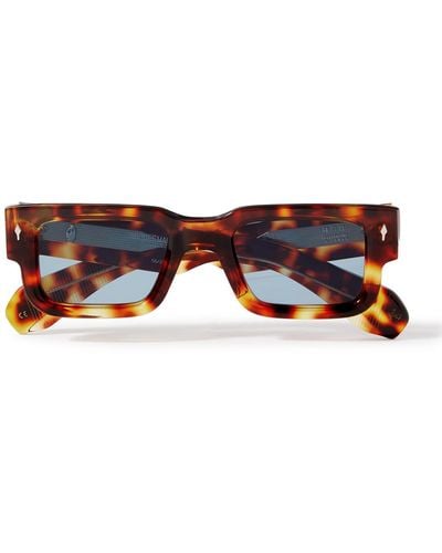 Jacques Marie Mage Ascari Square-frame Tortoiseshell Acetate Sunglasses - Multicolor