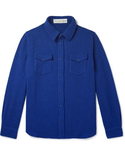 God's True Cashmere Cashmere Shirt - Blue