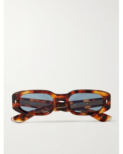 Jacques Marie Mage Umit Benan Hulya Oval-frame Tortoiseshell Acetate Sunglasses - Multicolour