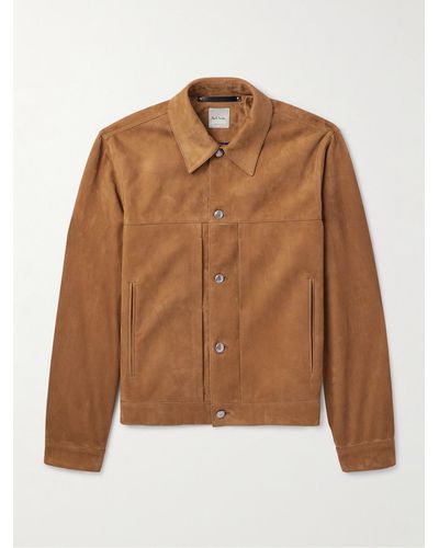 Paul Smith Suede Jacket - Brown