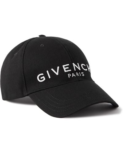 Givenchy Logo-embroidered Cotton-blend Twill Baseball Cap - Black