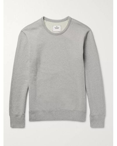 Reigning Champ Felpa in jersey di cotone loopback - Grigio