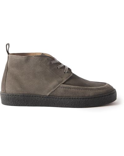 MR P. Larry Regenerated Suede By Evolo® Chukka Boots - Brown