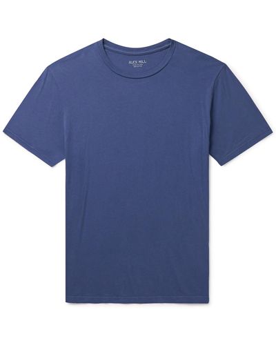Alex Mill Mercer Cotton-jersey T-shirt - Blue