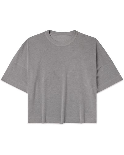 STÒFFA Cotton-piqué T-shirt - Gray