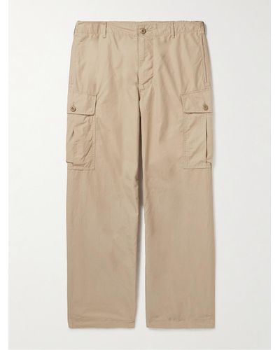 Beams Plus Straight-leg Cotton-ripstop Cargo Trousers - Natural