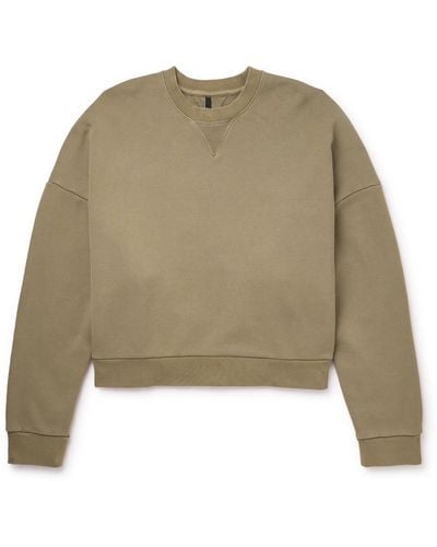 Entire studios Enzyme-washed Cotton-jersey Sweatshirt - Natural
