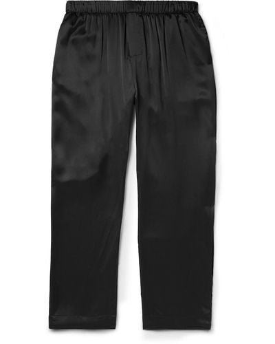 GALLERY DEPT. Silk Pajama Pants - Black