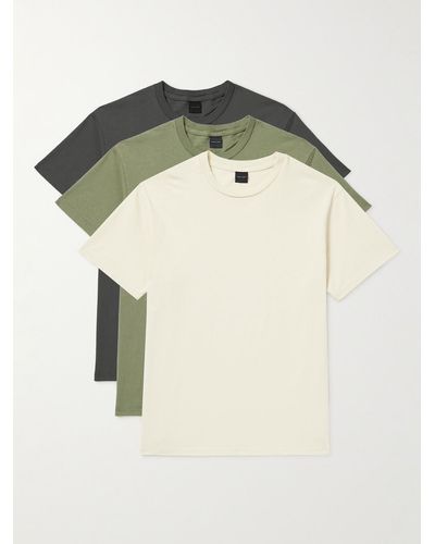 John Elliott Foundation Three-pack Cotton-jersey T-shirts - Multicolour
