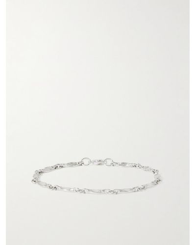 MAPLE Sunburst Silver Chain Bracelet - Natural