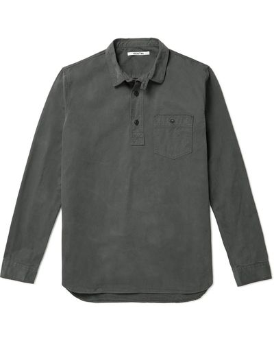Kestin Granton Cotton-drill Overshirt - Gray