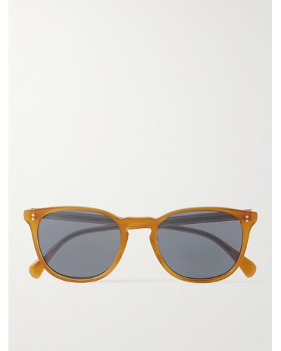 Oliver Peoples Finley Esq. D-frame Acetate Sunglasses - Blue