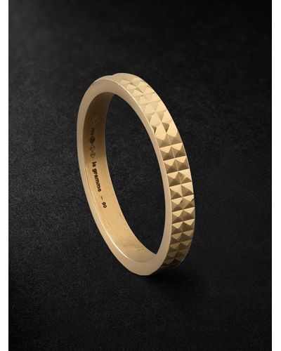 Le Gramme La 4g Ring aus poliertem 18 Karat Gold - Schwarz