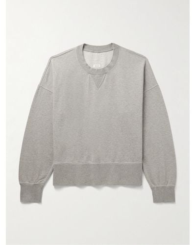 Visvim Court Sweatshirt aus Jersey aus einer Baumwoll-Kaschmirmischung - Grau