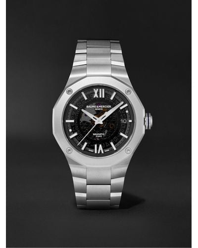 Baume & Mercier Riviera Automatic 42mm Stainless Steel Watch - Black