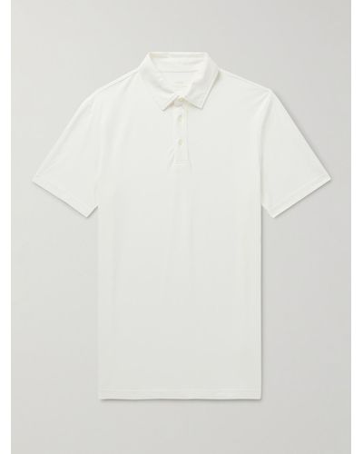 Altea Cotton-jersey Polo Shirt - White