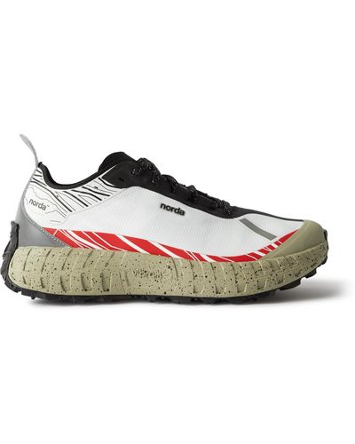 Norda Ray Zahab 001 Rubber-trimmed Bio-dyneema® Trail Running Sneakers - White