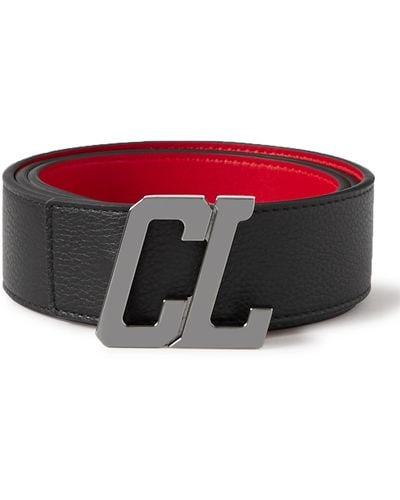 Christian Louboutin 3.8cm Leather Belt - Red