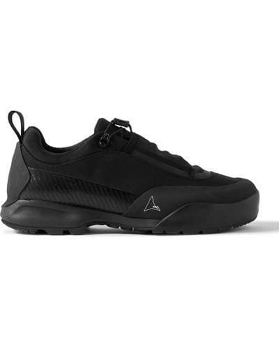 Roa Cingino Rubber-trimmed Nylon Hiking Sneakers - Black