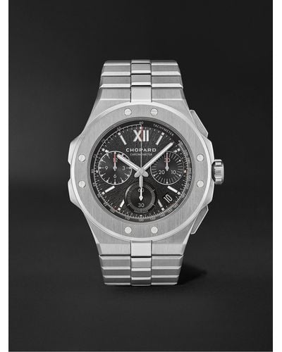 Chopard Alpine Eagle Xl Chrono Automatic 44mm Lucent Steel Watch, Ref. No. 298609-3002 - Black