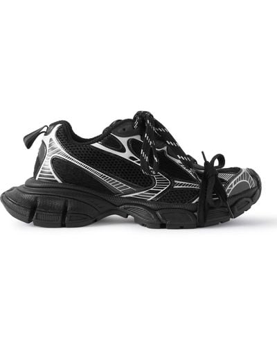Balenciaga 3Xl Mesh-Panel Sneakers - Black
