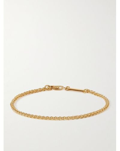 Tom Wood Spike Gold-plated Chain Bracelet - Natural
