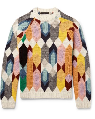 Prada Shetland Wool Sweater - Yellow