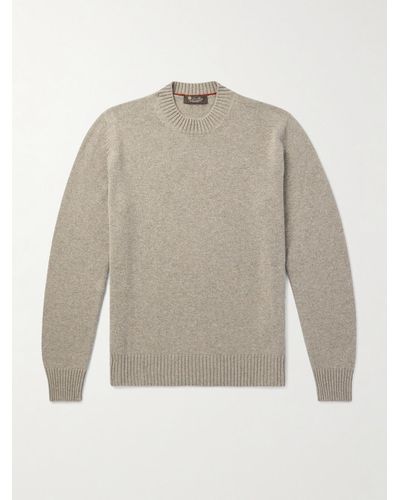 Loro Piana Parksville Pullover aus Baby-Kaschmir - Weiß