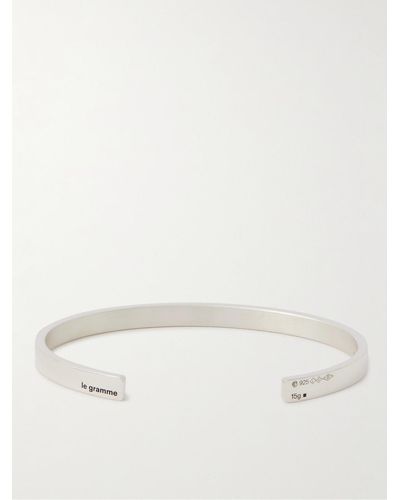 Le Gramme Le 15 Polished Sterling Silver Cuff - Natural