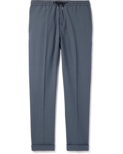 Paul Smith A Suit To Travel In Worsted Stretch-wool Pants - Blue