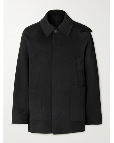 LE17SEPTEMBRE Wool-blend Coat - Black